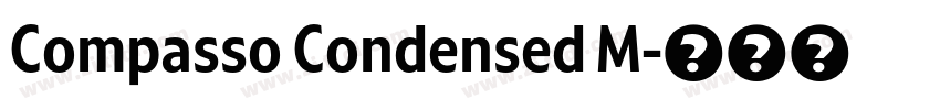 Compasso Condensed M字体转换